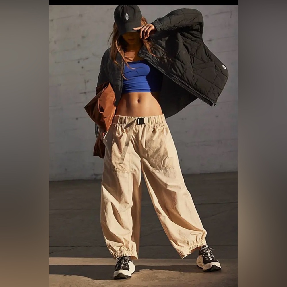 NWOT Free People Off-Side Pants - Bamboo - Medium (see pics)